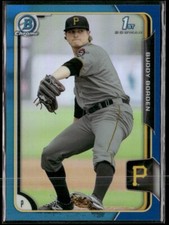 2015 Bowman Chrome Blue Refractor #BCP63 Buddy Borden Pirates 66/150
