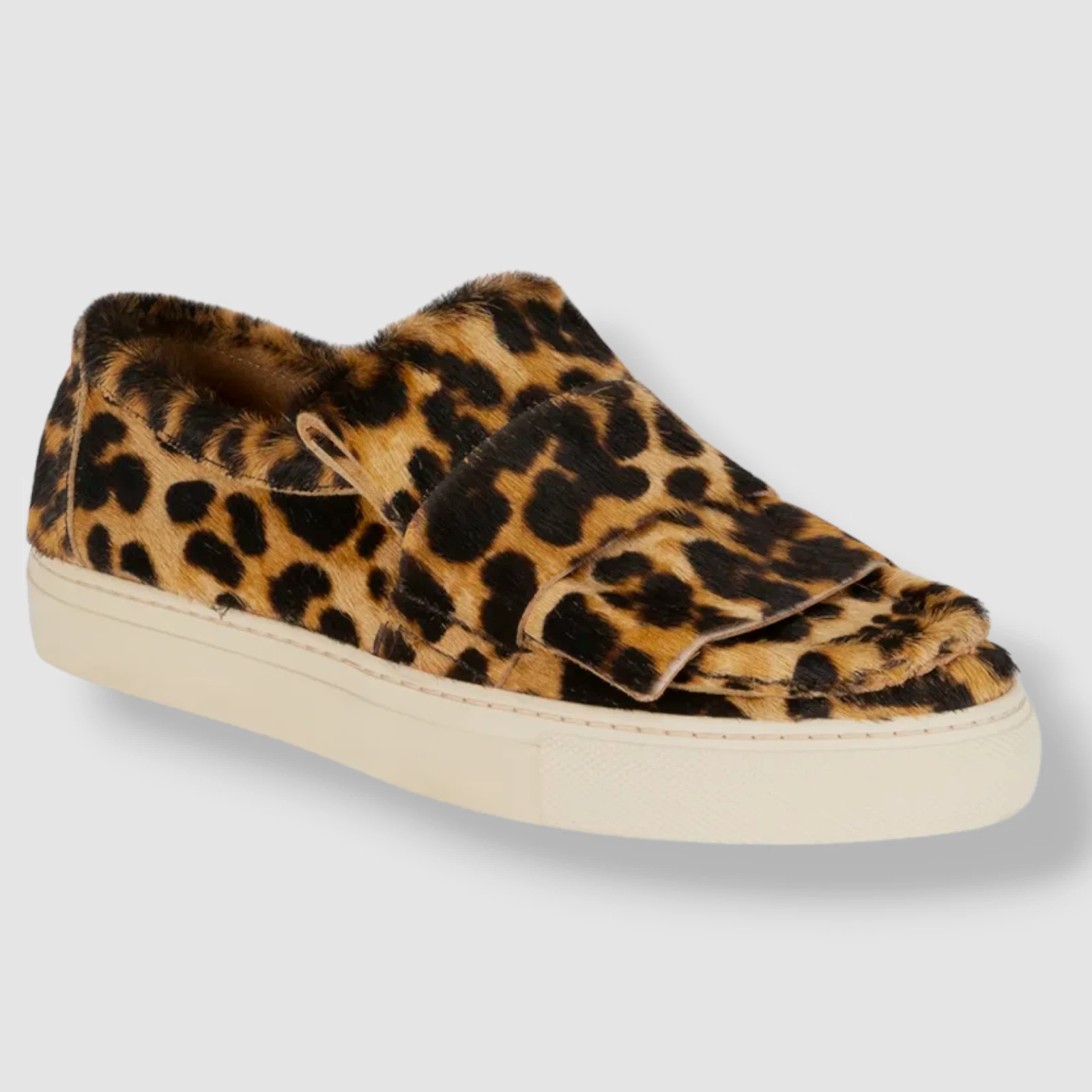 VANS Mocassini da sneaker in pelliccia leopardata beige $700 DRIES VAN NOTEN US 6 5 36 5