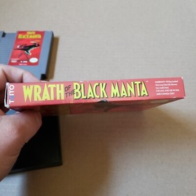 Juego NES Wrath Of The Black Manta De Colecci&oacute;n con Funda De Caja Probado Funcionando Nintendo