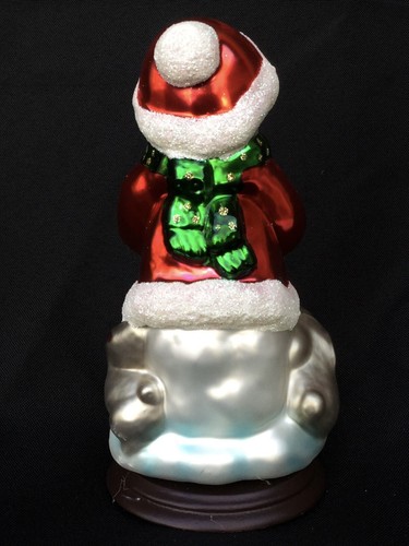 2004 Thomas Pacconi 30 Years Classics Blown Glass Snowman Figurine 6" - Picture 3 of 4