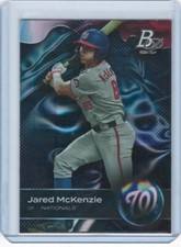 Jared McKenzie 2023 Bowman Platinum #TOP-4 Top Prospects Washington Nationals