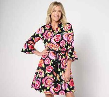 #105 Studio Park x Leah Williams Garden Party Shirt Dress Size XL