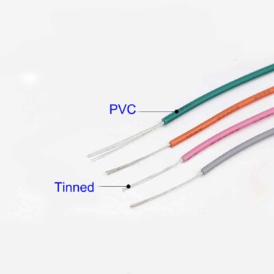 Stranded UL1007 18AWG 20AWG 22AWG 24AWG 26AWG 300V PVC Electric Wire Cable ROHS