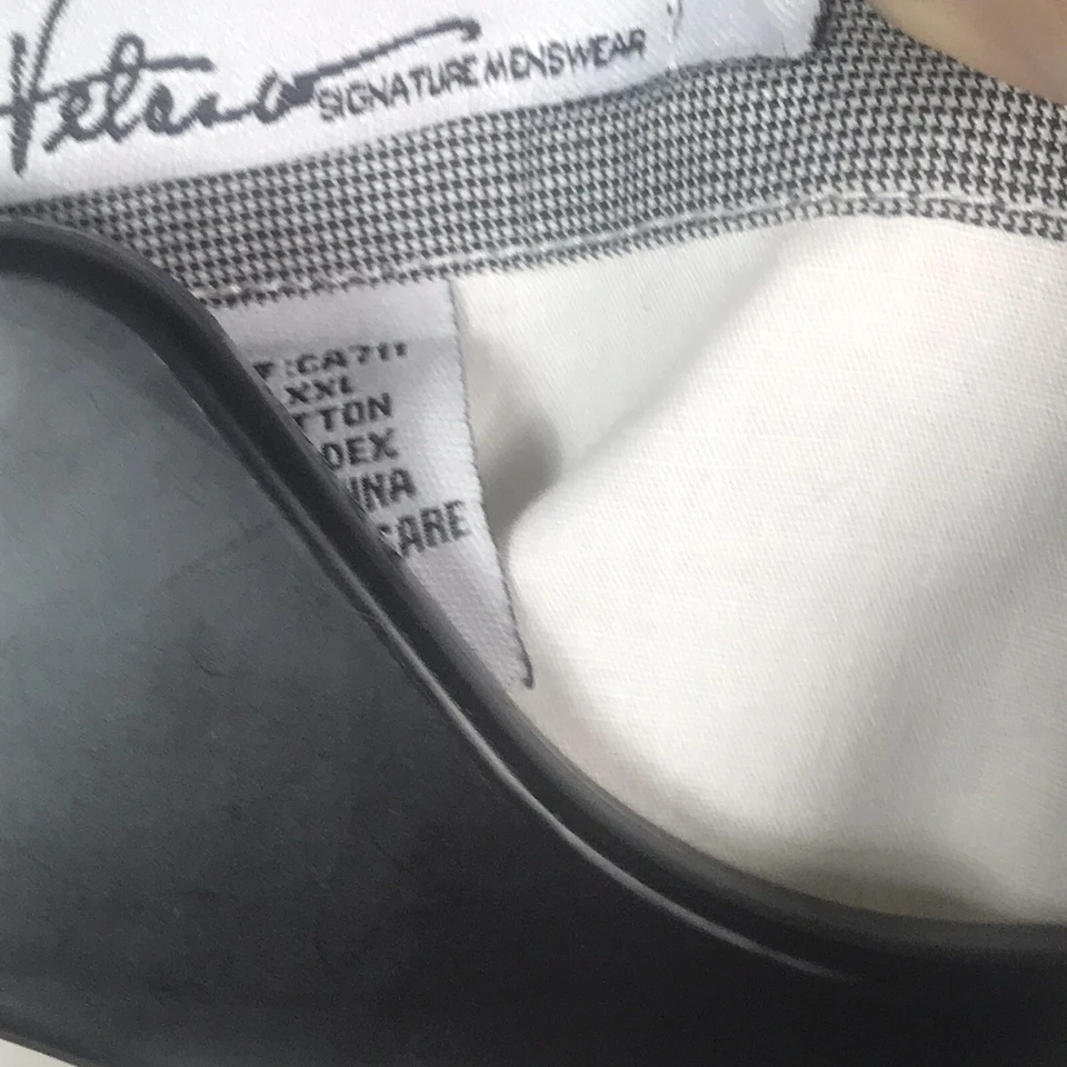 Camisa Hombre Andrés Velasco Algodón Blanco Manga Larga XXL Charreteras Foto 4 de 4