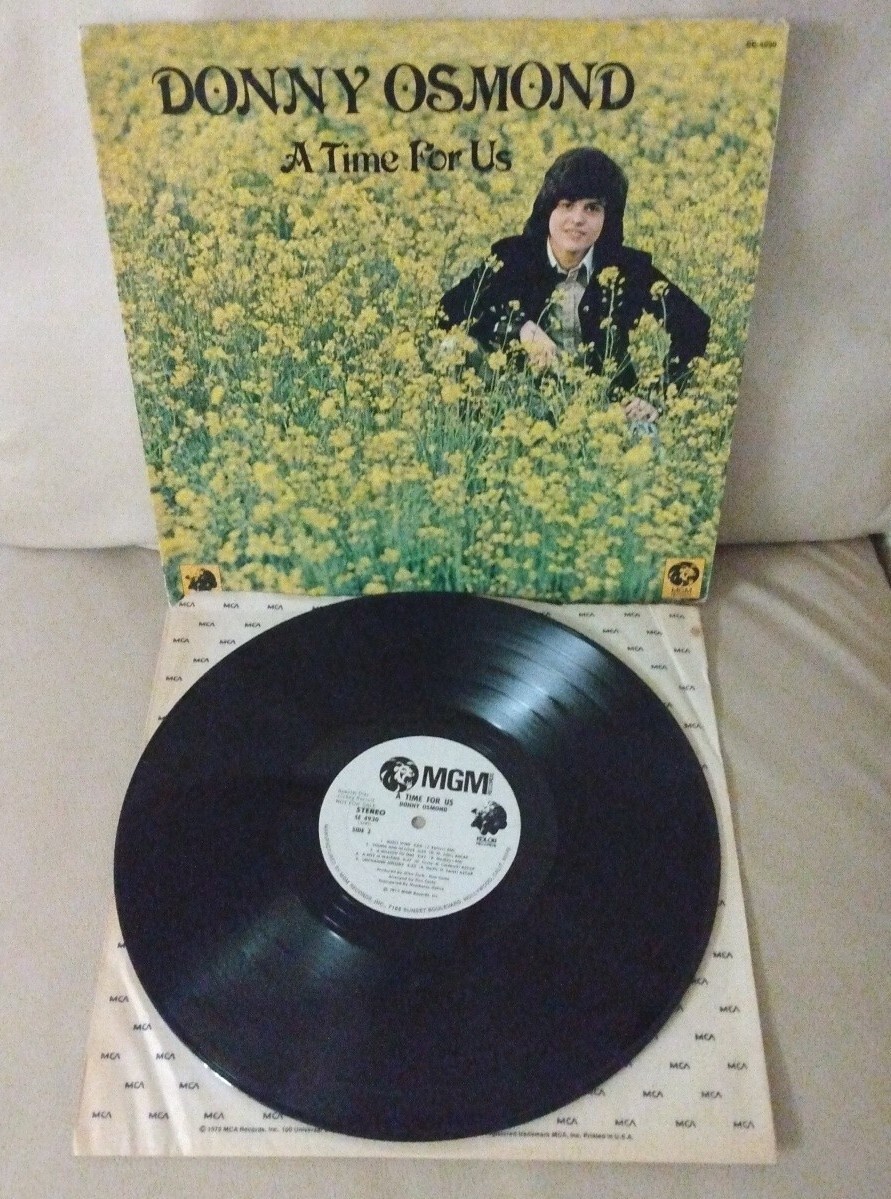 Donny Osmond A Time for Us SE 4930 Vinyl LP Record Album | eBay