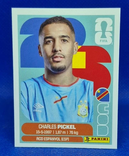 2026 Panini FIFA World Cup Sticker Charles Pickel #COD 8 - Congo DR