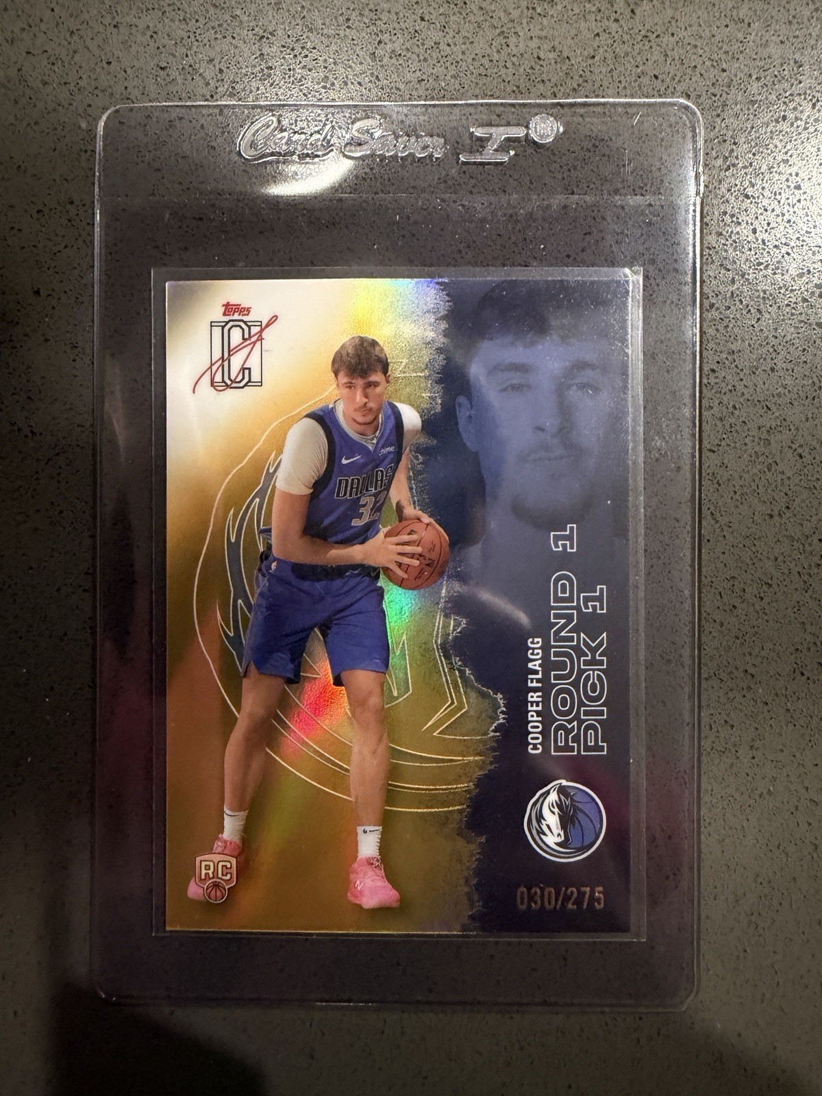 2025 TOPPS SIGNATURE CLASS 101 COOPER FLAGG CHROME-YELLOW REFRACTOR /275