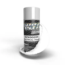 Spaz Stix Solid White/Backer, Aerosol Paint, 3.5oz Can SZX00209