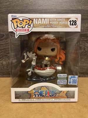 Funko Pop! Rides Deluxe: One Piece Nami with White Hobby Horse