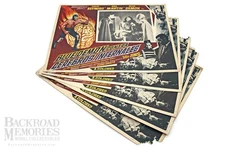Lot of 1968 "Blue Demon Contra Cerebros Infernales" Lobby Cards (5), by EA (MX)