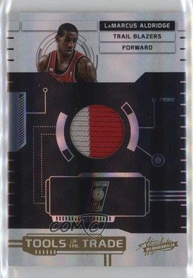 2010 Panini Absolute Memorabilia Tools of the Trade 12/25 LaMarcus Aldridge nd3