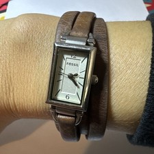 Fossil Delaney Silver Dial Stainless Steel Ladies Watch JR1370
