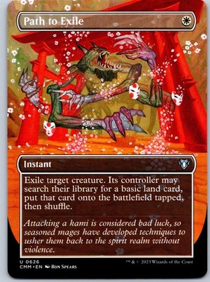 Path to Exile (Borderless) Commander Masters NM MTG