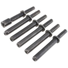 For Air Chisel Punch Hammer Bolt Remover 6pcs Steel Solid Rivet Impact Head Bits