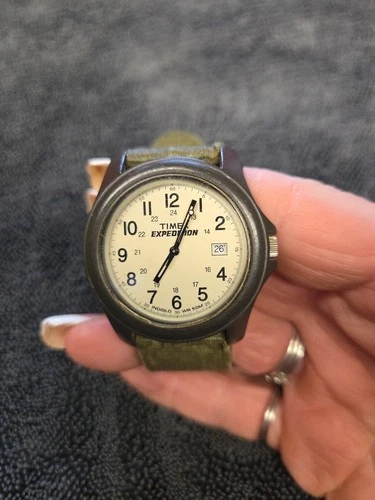 Vintage Timex Expedition Indiglo Watch, Works