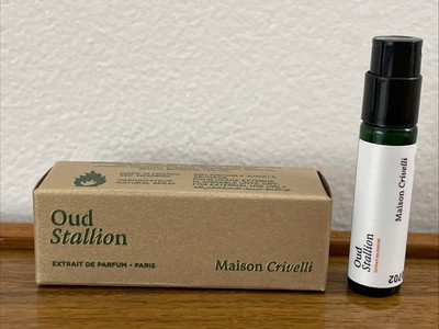 Maison Crivelli Oud Stallion Extrait de Parfum 0.05 Oz 1.5 mL Pure Perfume NIB