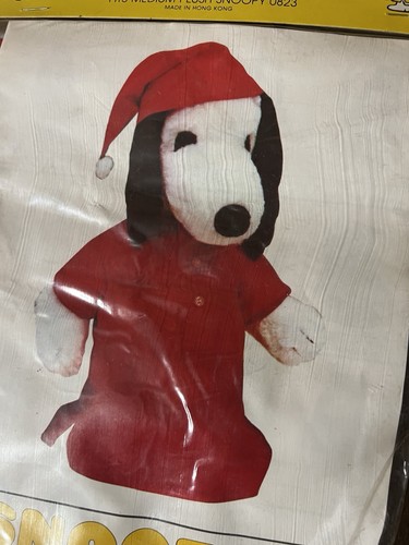 Vintage Snoopy’s Wardrobe For Plush 1958 Red Nightgown #4431 Sealed READ Peanuts - Picture 3 of 6