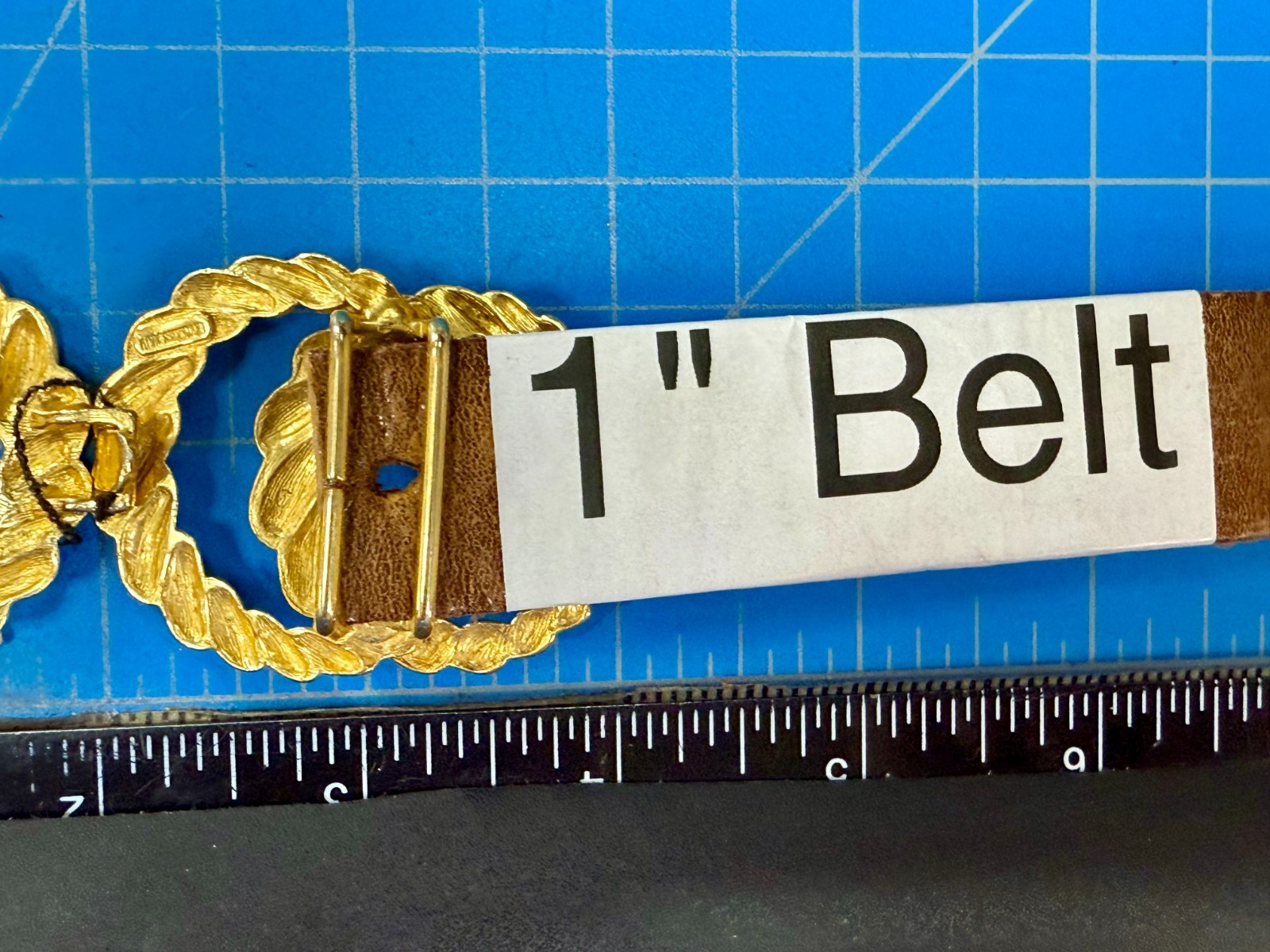 Twisted Rope Openwork Interlocking Two Piece Gold… - image 6