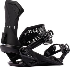 Nitro Team Snowboard Bindings Large US Men's 11-14 Ultra Black New 2027