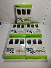 Lot Of 5 VogDUO VGA Splitter Cable 1 Ft VGA Male to VGA Female Monitor Y New