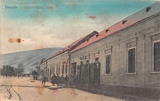 L517 Romania Bihor Vaskoh Vascau shop front 1919 vintage postcard