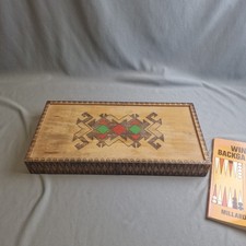 Vintage Handmade Backgammon Board Istanbul Turkey