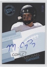 2014 Press Pass Signings Blue 35/50 Michael Campanaro #PPS-MC Auto 1be