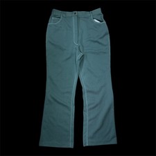Vintage 1970 Sears Perma-Prest Size Womens 18 Grey Flared Pants 31x32