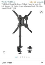 VIVO Ultra Wide TV Desk Mount for up to 55 inch Screens Weighing 66 lbs,