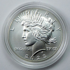2023 Peace Silver Dollar in Capsule