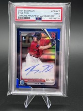 True Blue 2024 Bowman Chrome Prospects Kyle Teel Auto /150