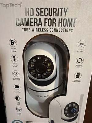Top Tech HD Security Camara For Home True Wireless Connection
