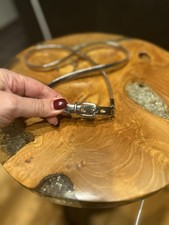 Vintage 1970's Stretchy Belt with Snake Chain, buckle