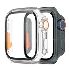 2-Pack For Apple Watch 10 9 8 7 6 SE iWatch 42/44/45/46mm Screen Protector Case