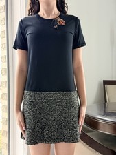 Elegant Dolce & Gabbana Dress Size S/M Women's Black