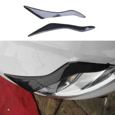 Carbon Fiber Front Headlight Eyebrow Eyelid Strip For Ford Focus 2012-2013 2014