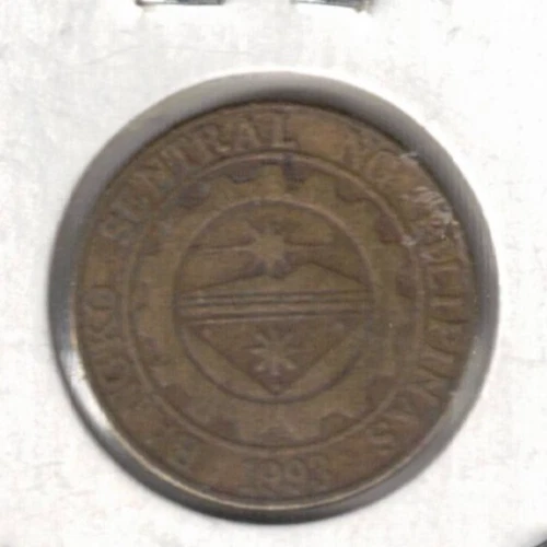 2002 Philippines Circulated 25 Sentimos Date and Value Coin! - Image 2 of 2