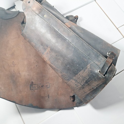 Antique Biker Leather Gaithers Harley Indian Early Motorcycle Gear🟢 - Picture 5 of 5
