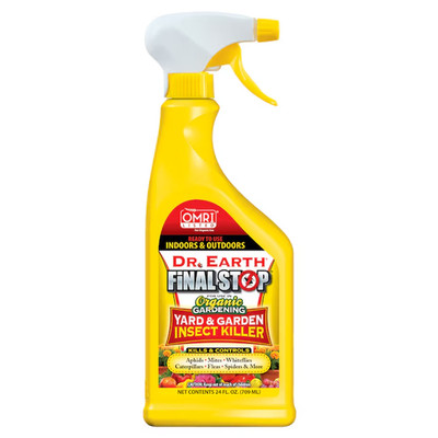 Dr. Earth 8003 Insect Killer Final Stop Yard & Garden Organic Liquid 24 oz