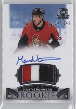 2019-20 Upper Deck The Cup Rookie 147/249 Max Veronneau #83 Patch Auto 13c1