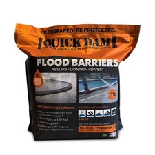 Quick Dam 3.5 in. H X 6.5 in. W X 204 in. L Flood Barrier 1 pk (Pack of 10)