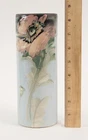 Antique WELLER Impasto Hand Painted Flower EOCEAN Late American Art Pottery Vase