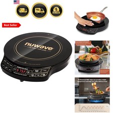Induction Cooktop Portable Touch Control 1500W Ceramic Shatterproof Safe