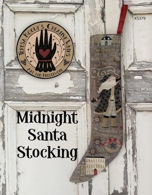 Weihnachtsmann Strumpf Weihnachten Weihnachten Primitive Sampler Kreuzstich Muster Diagramm