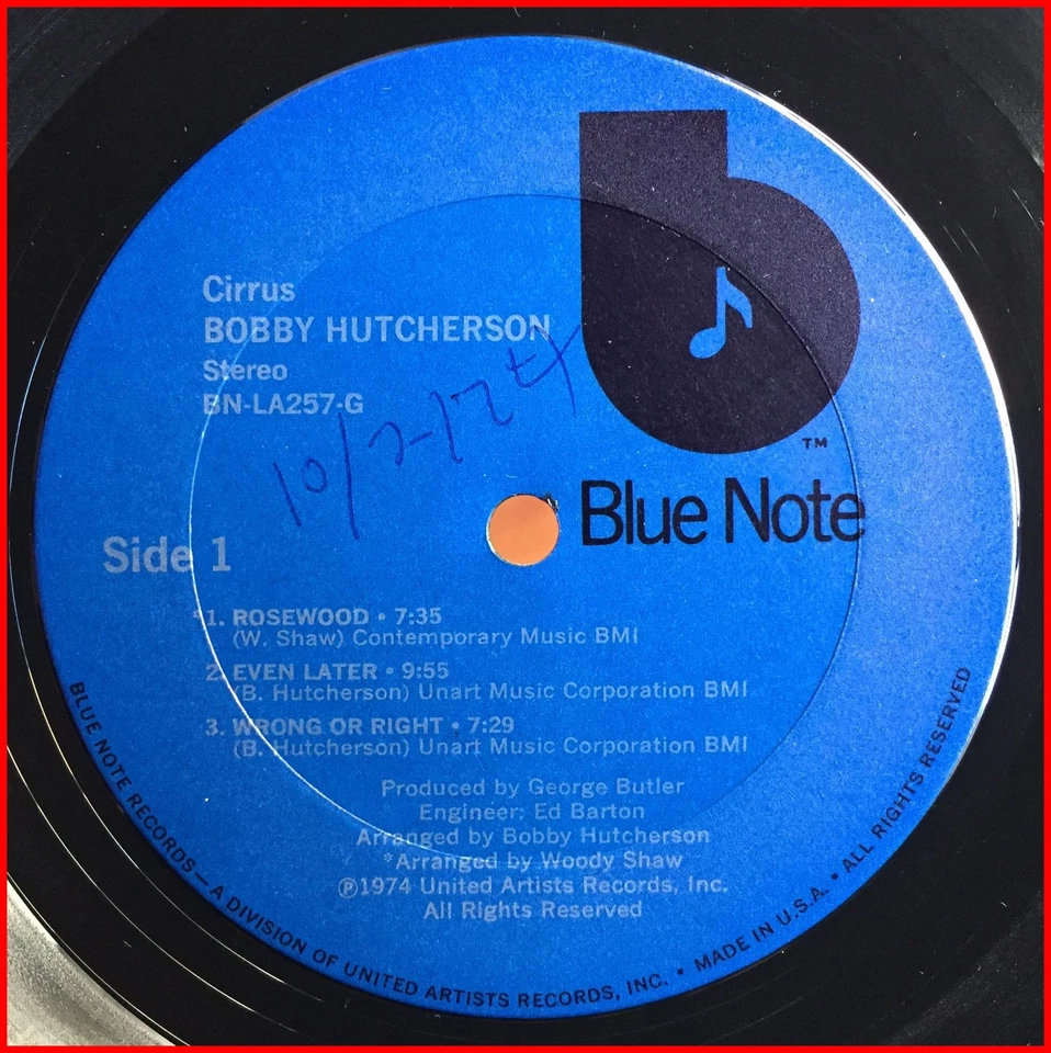 70s JAZZ FUNK FUSION LP Bobby Hutcherson-cirrus BLUE NOTE - MEGA RARE OG NM mp3 - Image 2 of 2