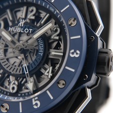 HUBLOT Big Bang Unico GMT Carbon Blue Ceramic 471.QL.7127.RX Box/Paper 15