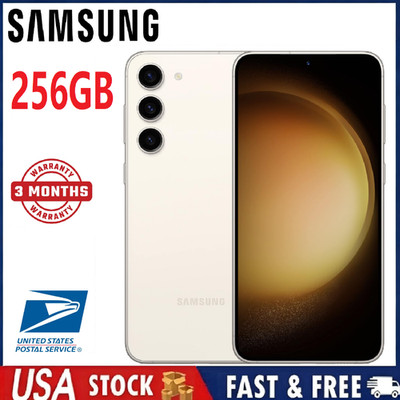 New Samsung Galaxy S23 Plus (5G) 256GB Unlocked S916U T-Mobile Verizon Att Cream
