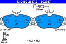 ATE Bremsbelagsatz, Scheibenbremse 13.0460-2987.2 für ALFA ROMEO LANCIA