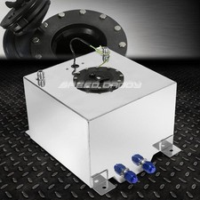 8 Gallon30.5l Polished Aluminum Racingdrift Fuel Cell Gas Tanklevel Sender