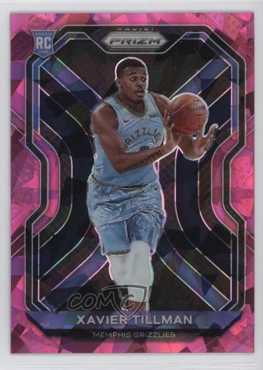 2020-21 Panini Prizm Pink Ice Prizm Xavier Tillman #299 16wc